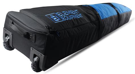 padded snowboard bag with wheels.